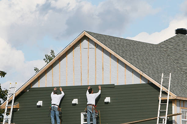 Professional Siding Replacement technician working in Marion, PA